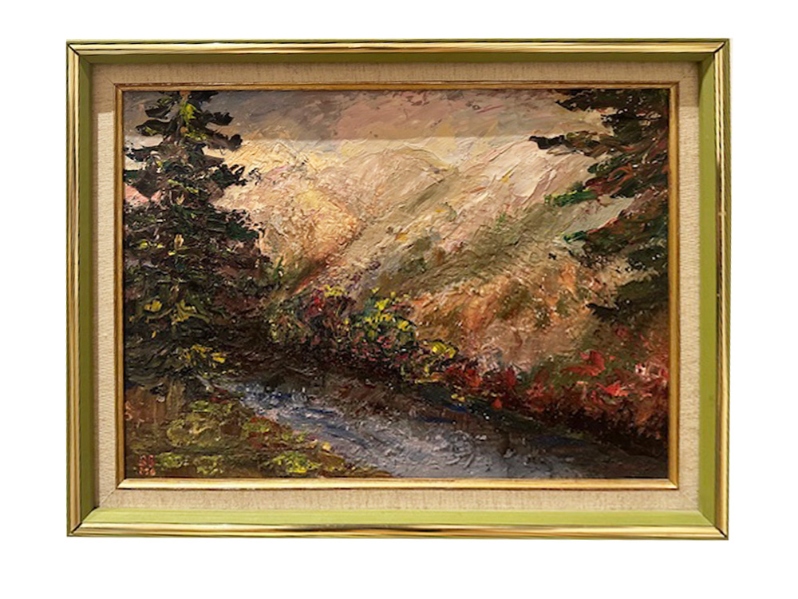 S. Bernadyn  Landscape, Undated  Oil on canvas